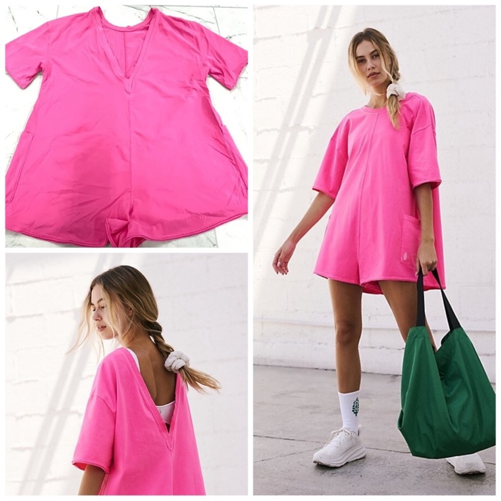 FP Movement by Free People Pink Romper